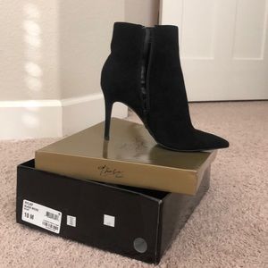Black stiletto bootie